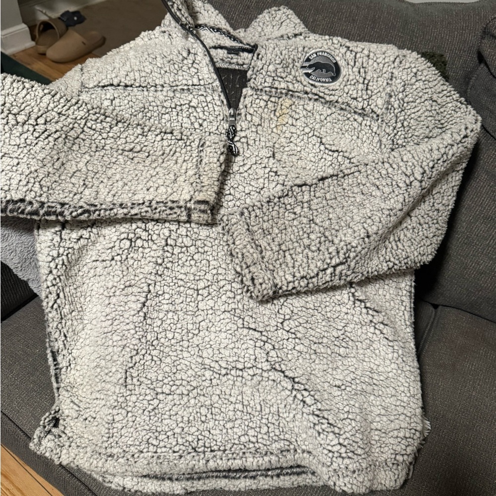 Cozy Sherpa Pullover Quarter Zip